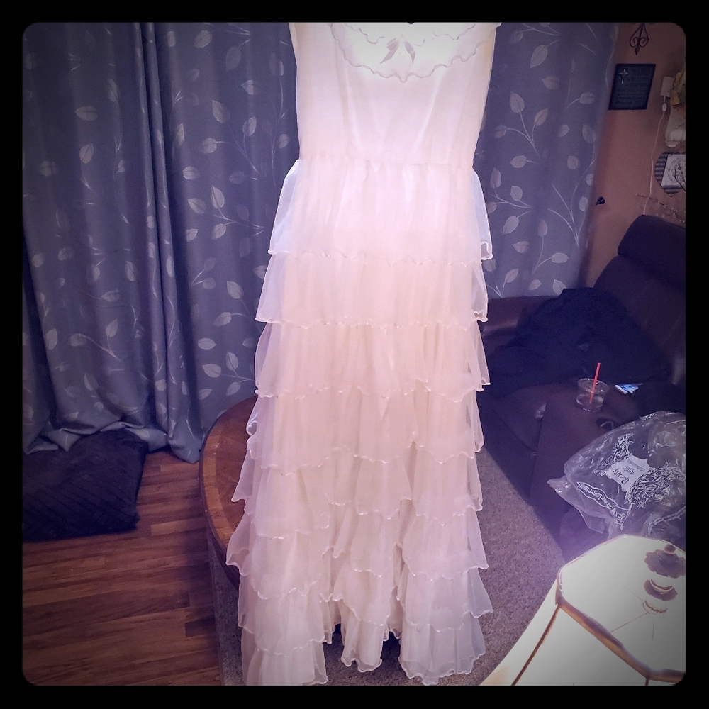 Boho wedding dress circa 1985